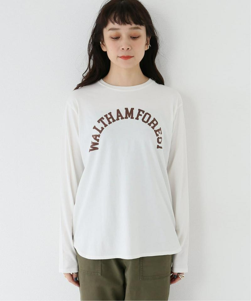 コットンラウンドロゴプリントTEE◆（JOURNAL STANDARD relume）