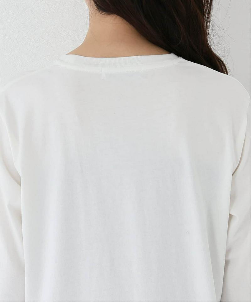 コットンラウンドロゴプリントTEE◆（JOURNAL STANDARD relume）