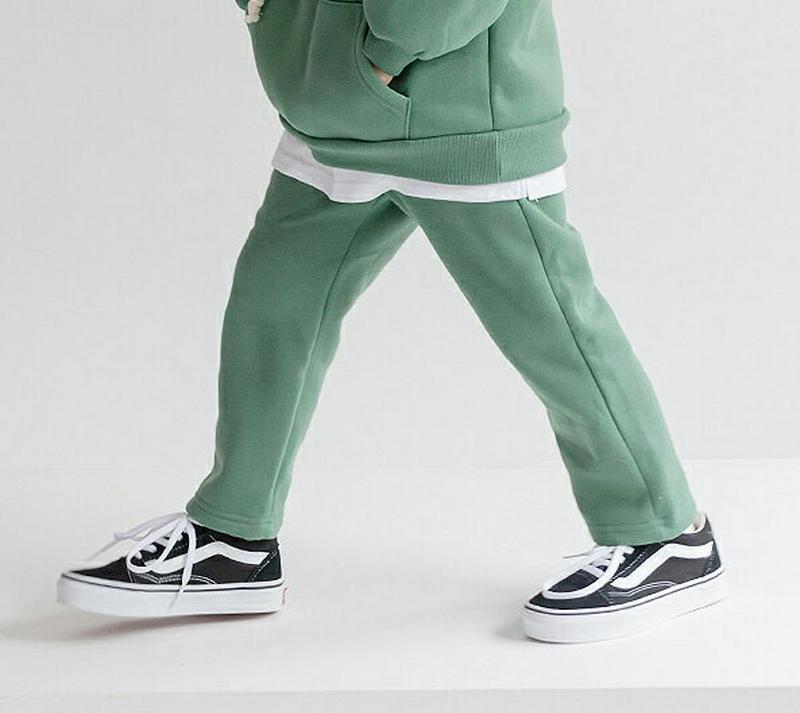【新作10%OFF】裏起毛スリムパンツ u07684 キッズ 【3~8才】【pt】【韓国 ファッション ボトムス パンツ ロング