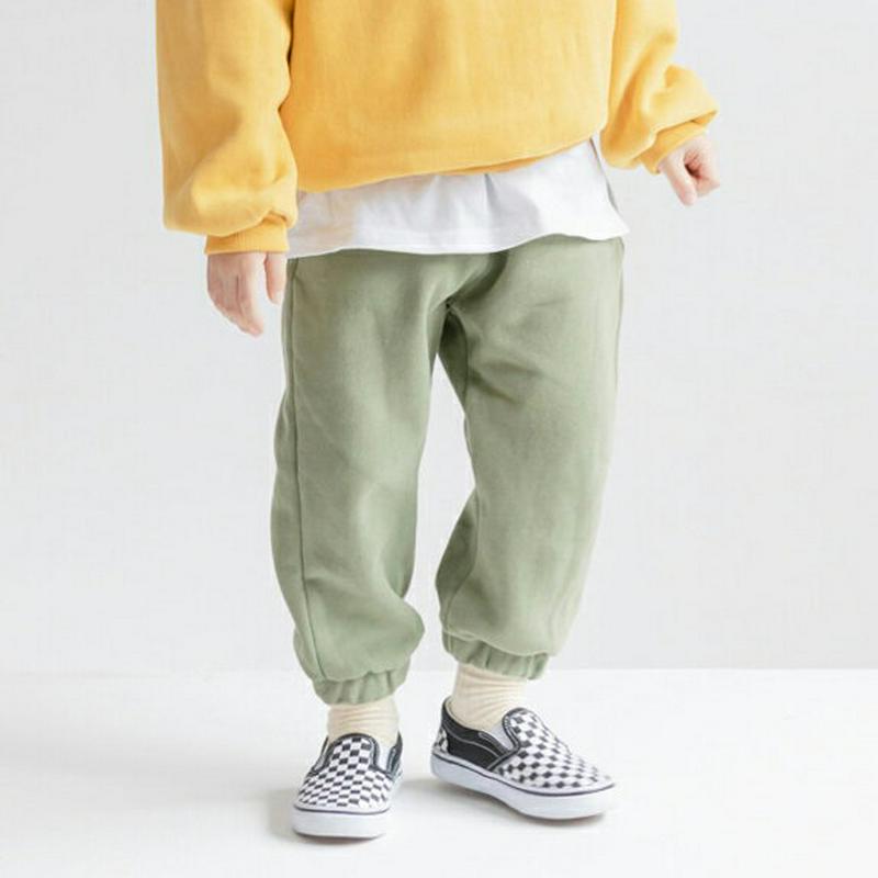 【新作10%OFF】裏起毛ジョガーパンツ u07700 キッズ 【3~8才】【pt】【韓国 ファッション ボトムス パンツ ロン