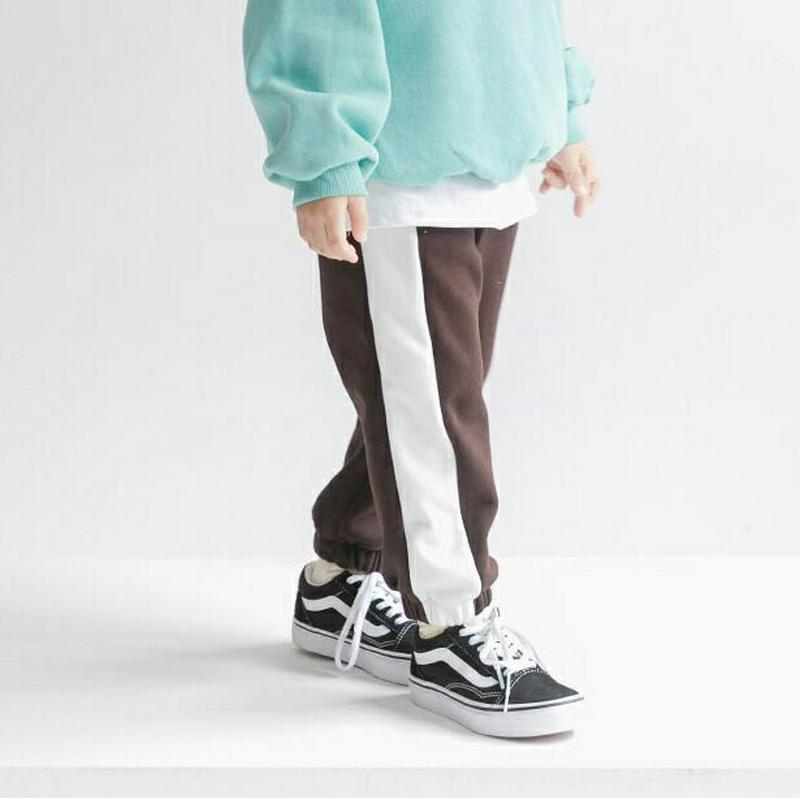 【新作10%OFF】フェイクファー裏地ラインパンツ u07693 キッズ 【3~8才】【pt】【韓国 ファッション ボトムス パ