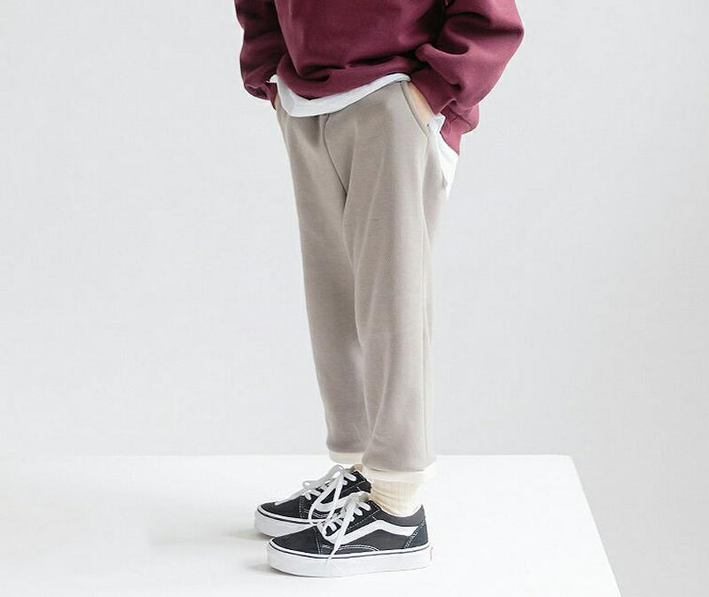 【新作10%OFF】サイドポケットパンツ u07699 キッズ 【3~8才】【pt】【韓国 ファッション ボトムス パンツ ロン