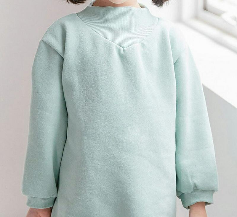 【新作10%OFF】リブモックネックワンピース u07686 キッズ 【3~8才】【ops】【韓国 ファッション ワンピース ミ