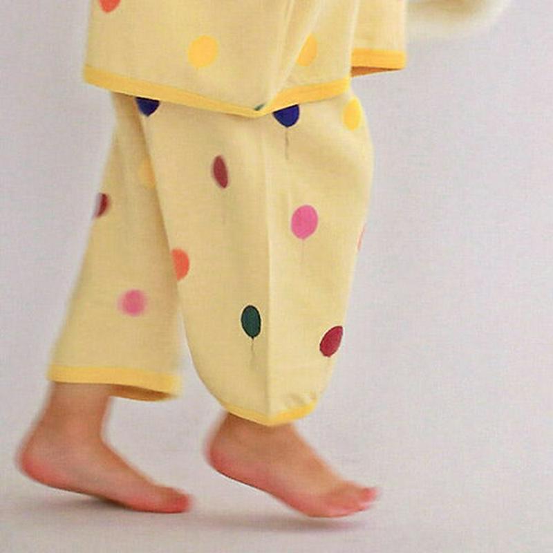 バルーンプリントパジャマパンツ・p007560 キッズ【3~8才】【pt】【パンツ ズボン ルームウェア パジャマ 部屋着 風船 総柄 カジュアル ラフ 女の子 男の子 韓国 韓国子供服 子供 こども 子供服 こども服】【KIDS】