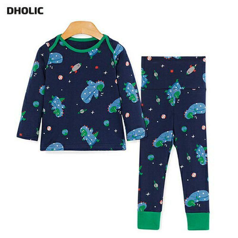 スペースプリント上下SET・p007505 キッズ【3~8才】【uw】【パジャマ ルームウェア 部屋着 トップス 長袖 パンツ ズボン 総柄 宇宙 カジュアル　ラフ 女の子 男の子 韓国 韓国子供服 子供 こども 子供服 こども服】【KIDS】