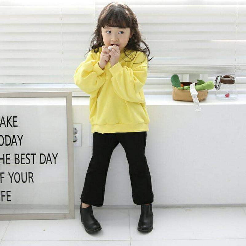 ブーツカットパンツ・p007710 キッズ【3~8才】【pt】【パンツ ズボン ロングパンツ 長ズボン ブーツカット 単色 無地 シンプル カジュアル ラフ 女の子 男の子 韓国 韓国子供服 子供 こども 子供服 こども服】【KIDS】