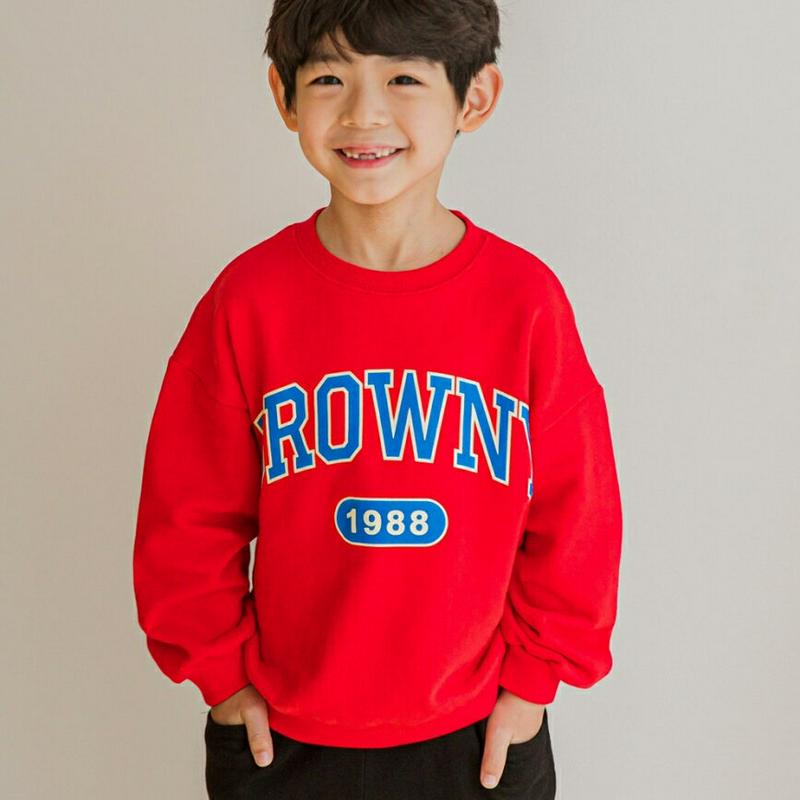【新作10%OFF】BROWNYスウェット・u06578 キッズ【3~8才】【tops】【トップス スウェット トレーナー 長袖