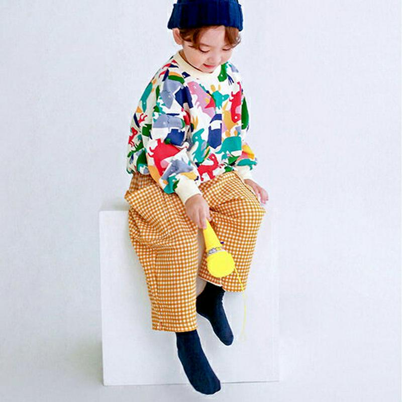 【新作10%OFF】ダイナソースウェット&チェックパンツSET・p007651 キッズ【3~8才】【set】【セット set 上