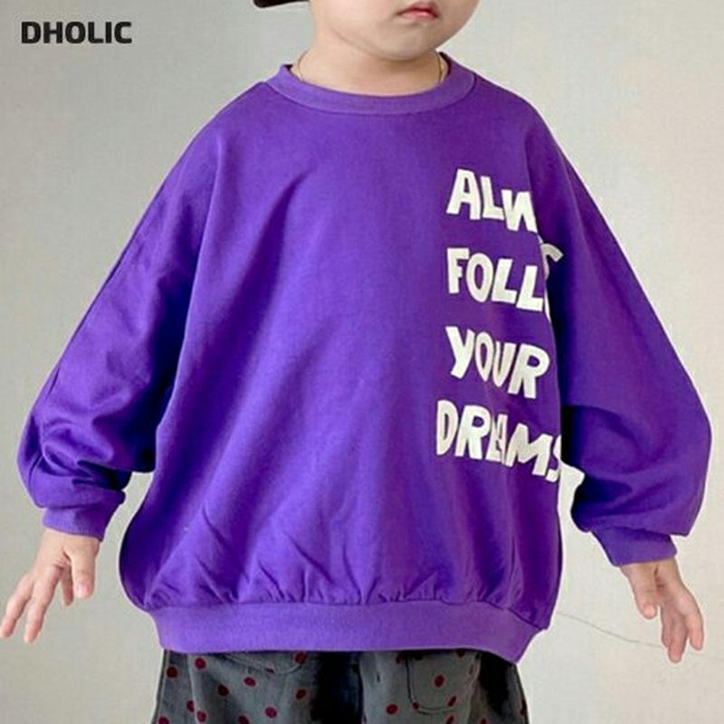 【新作10%OFF】ハーフレタリングスウェット u06863 キッズ 【3~8才】【tops】【韓国 ファッション トップス ス