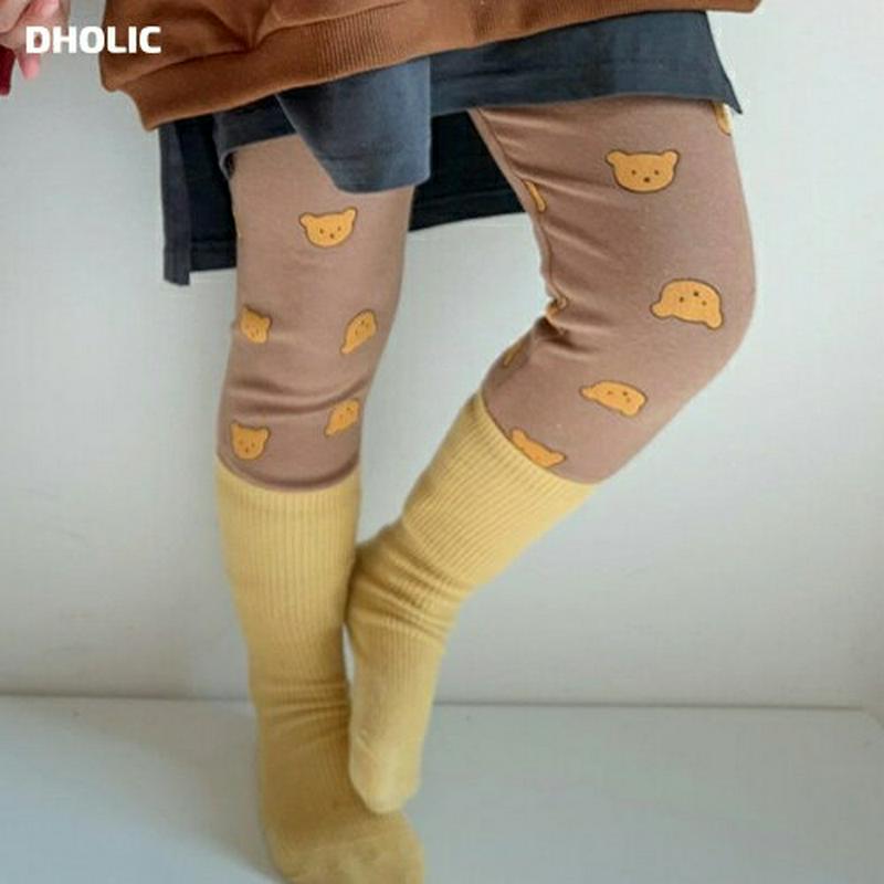 【新作10%OFF】ベアレギンス・u07602 キッズ【3~8才】【pt】【レギンス パンツ ズボン ボトムス くま クマ アニ