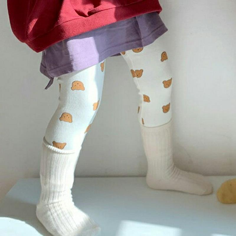 【新作10%OFF】ベアレギンス・u07602 キッズ【3~8才】【pt】【レギンス パンツ ズボン ボトムス くま クマ アニ