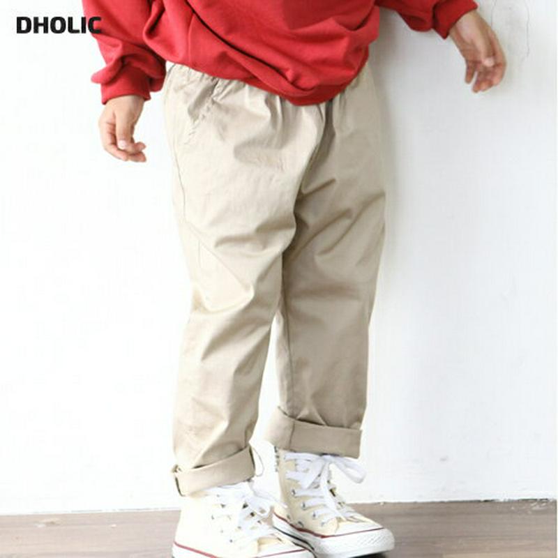 ポケットカジュアルパンツ・p007707 キッズ【3~8才】【pt】【パンツ ズボン ボトムス 単色 無地 シンプル カジュアル ラフ 女の子 男の子 春 秋 韓国 韓国子供服 子供 こども 子供服 こども服】【KIDS】