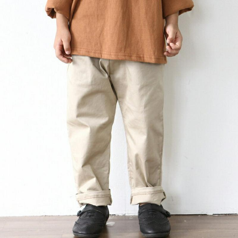 ポケットカジュアルパンツ・p007707 キッズ【3~8才】【pt】【パンツ ズボン ボトムス 単色 無地 シンプル カジュアル ラフ 女の子 男の子 春 秋 韓国 韓国子供服 子供 こども 子供服 こども服】【KIDS】