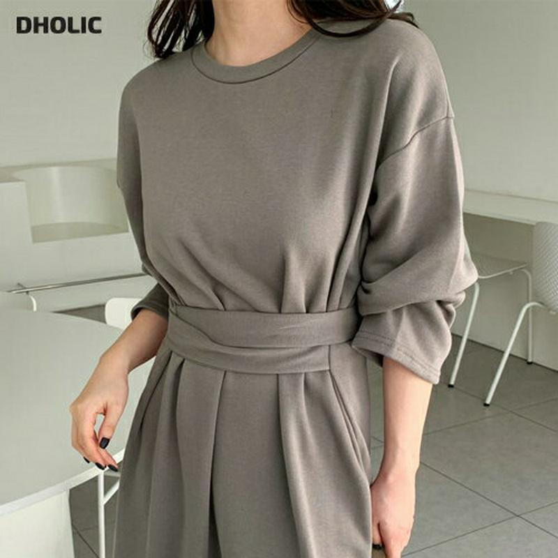 【新作10%OFF】裏起毛ラップワンピース・全4色・t64638 レディース【ops】【韓国 ファッション ワンピース ロングワ