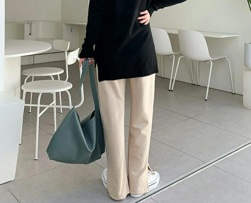 【新作10%OFF】フリルハイウエストパンツ・全4色・t64650 レディース【pt】【韓国 ファッション ボトムス ズボン パ