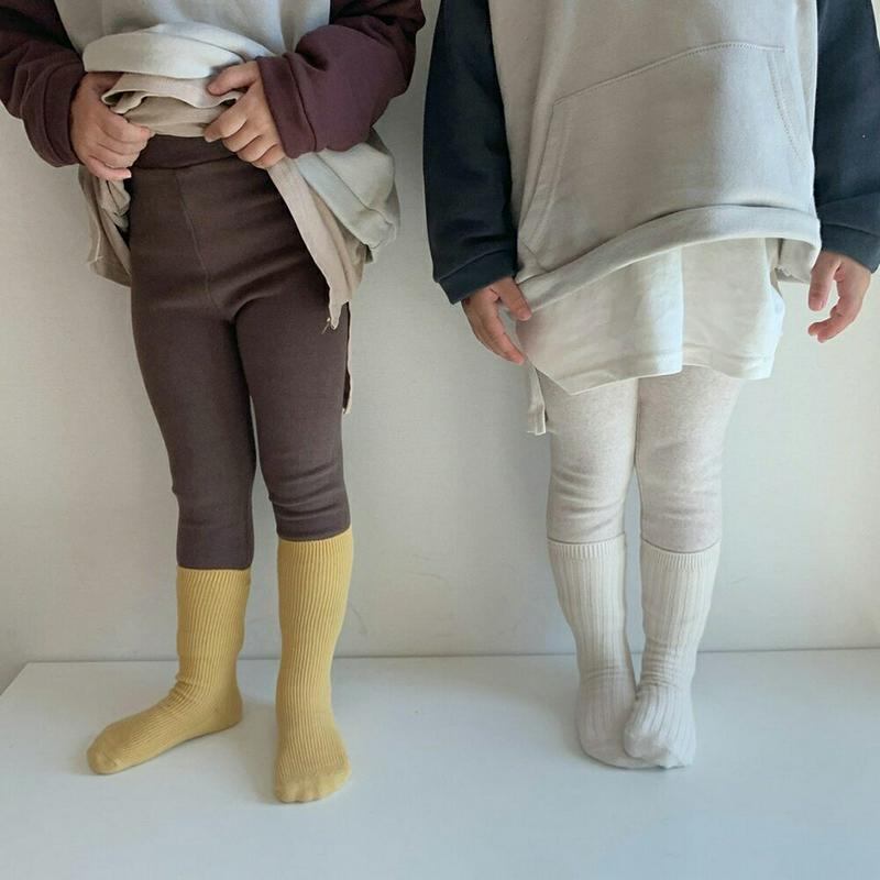 【新作10%OFF】シンプルレギンス・u07569 キッズ【3~8才】【pt】【レギンス パンツ ズボン ボトムス シンプル カ