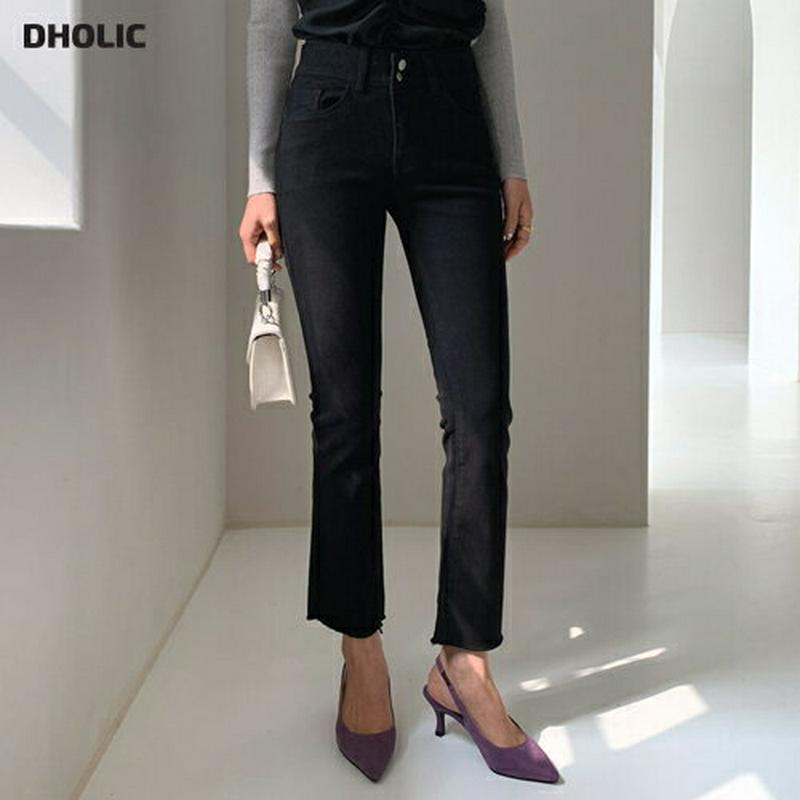 【新作10%OFF】裏起毛ツーボタンパンツ・全2色・t61476 レディース【pt】【韓国 ファッション ボトムス ズボン パン