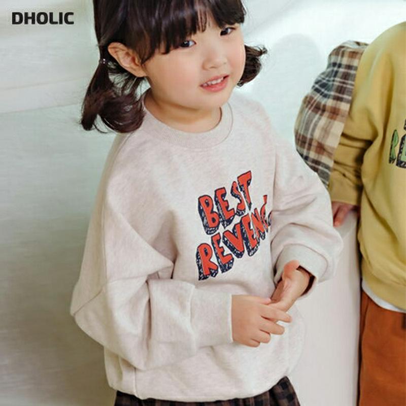 【新作10%OFF】BEST REVENGE.スウェット u06862 キッズ 【3~8才】【tops】【韓国 ファッション ト