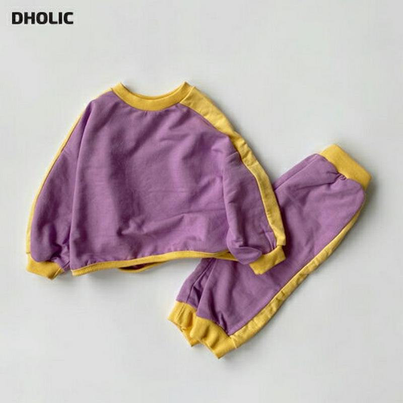 配色トレーニング上下SET・u07579 キッズ【3~8才】【set】【セットアップ setup セット 上下 トップス パンツ