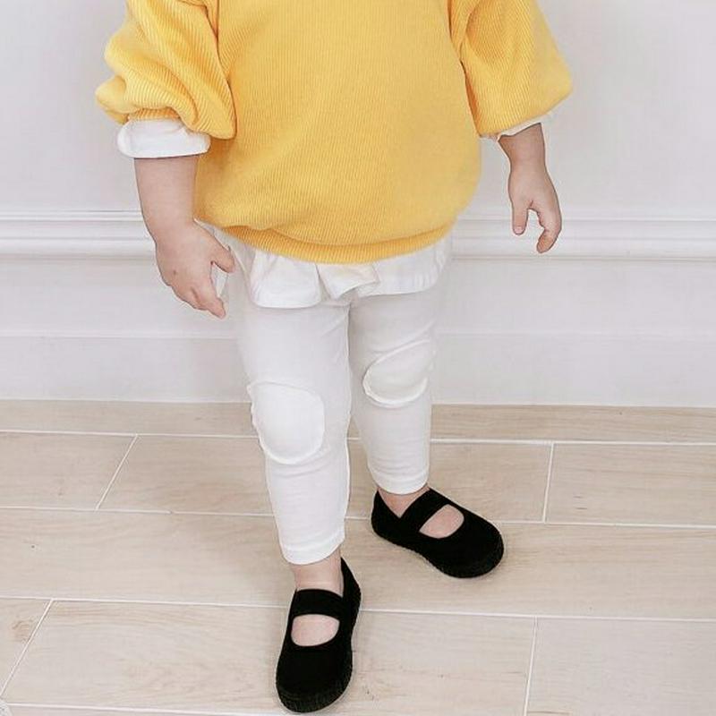 ニーパッチレギンス・u07614 キッズ【3~8才】【pt】【レギンス パンツ ズボン ニーパッチ カジュアル ラフ 女の子 男