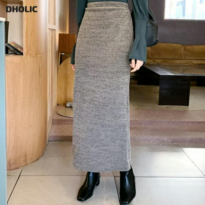 【新作10%OFF 】メランジペンシルスカート・全2色・t56071 レディース【sk】【韓国 ファッション ボトムス スカート