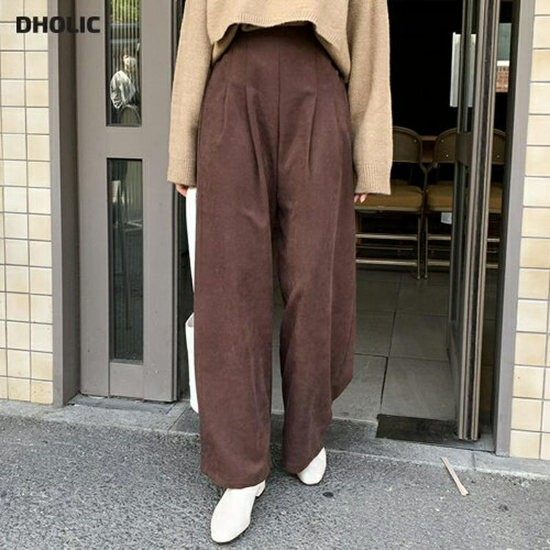 【新作10%OFF 】ツータックワイドパンツ・全4色・t56075 レディース【pt】【韓国 ファッション ボトムス ズボン パ