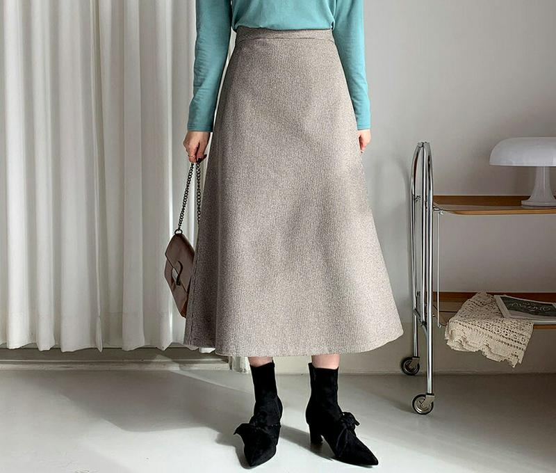 【新作10%OFF 】ハウンドトゥースフレアスカート・全3色・t64729 レディース【sk】【韓国 ファッション ボトムス ス