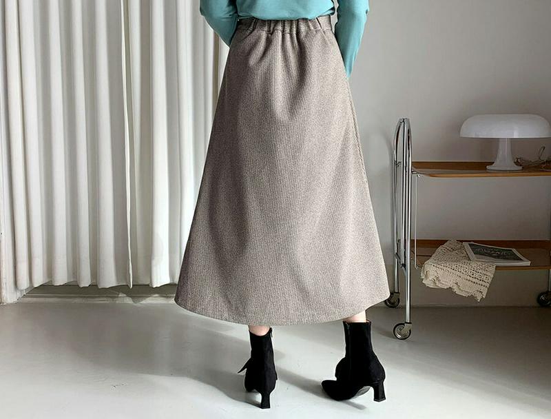 【新作10%OFF 】ハウンドトゥースフレアスカート・全3色・t64729 レディース【sk】【韓国 ファッション ボトムス ス