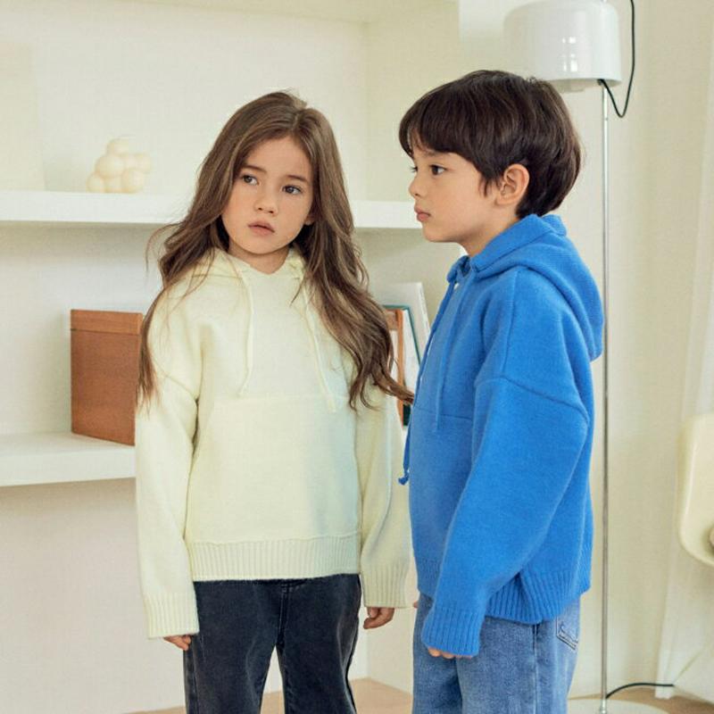 【新作10%OFF 】ニットフーディ・u07776 キッズ【3~8才】【tops】【トップス フーディー フーディ フード パー