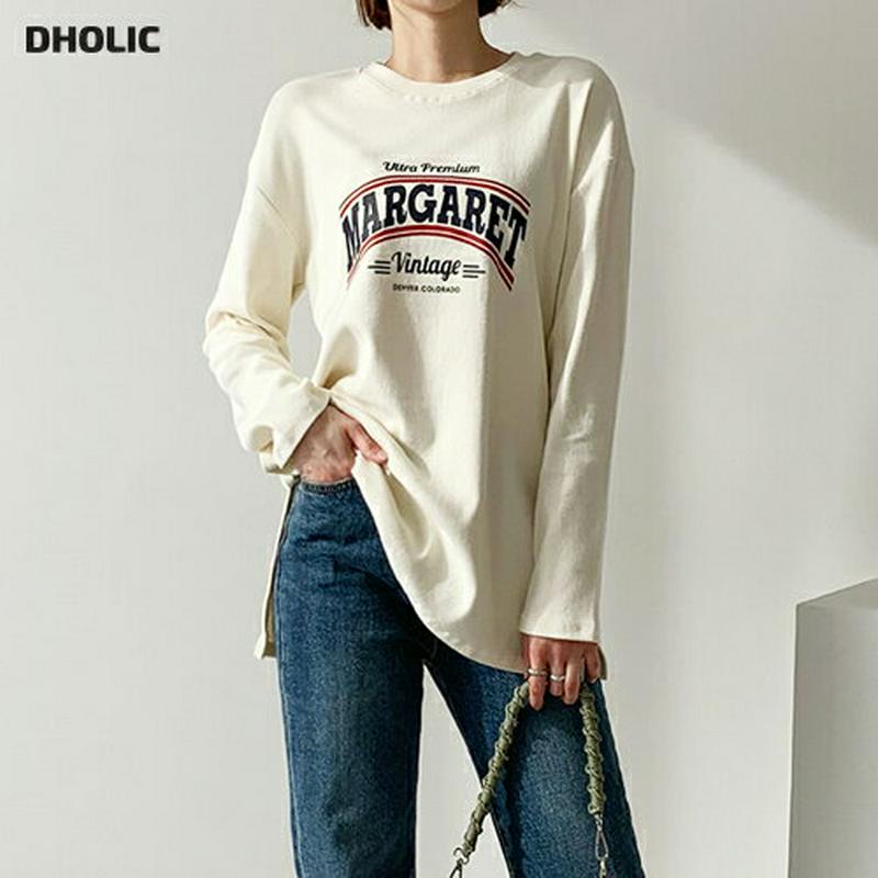 【新作10%OFF 】レタリングTシャツ・全3色・t56050 レディース【tops】【韓国 ファッション トップス Tシャツ 