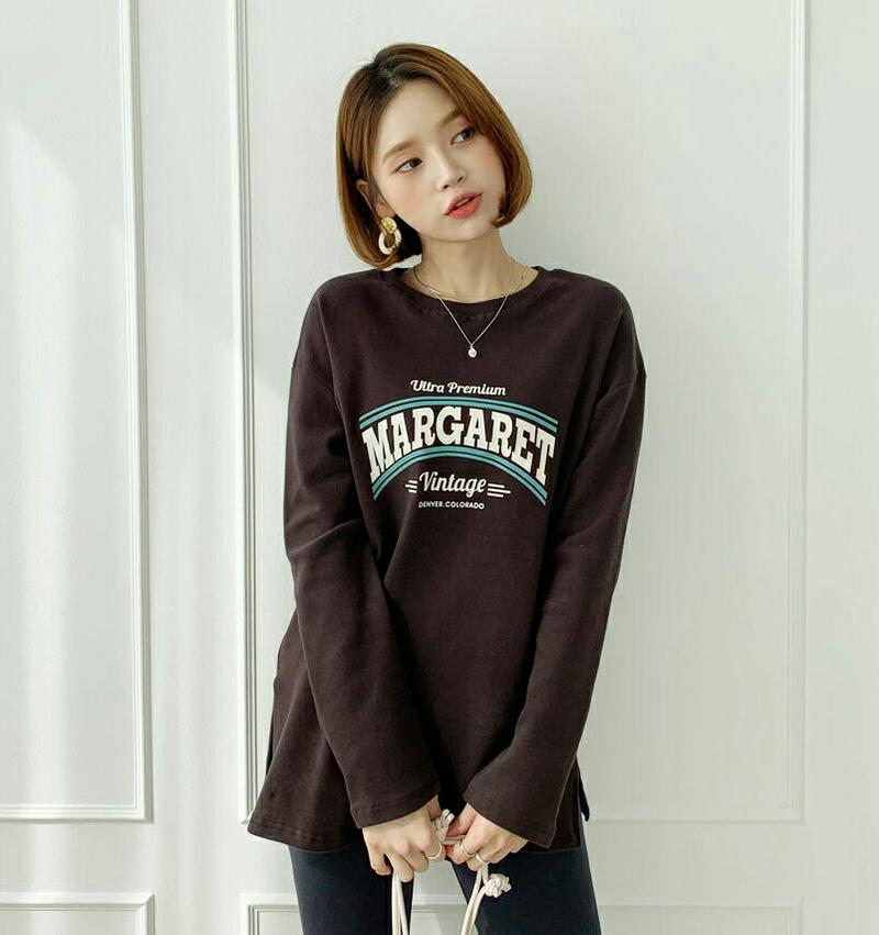 【新作10%OFF 】レタリングTシャツ・全3色・t56050 レディース【tops】【韓国 ファッション トップス Tシャツ 