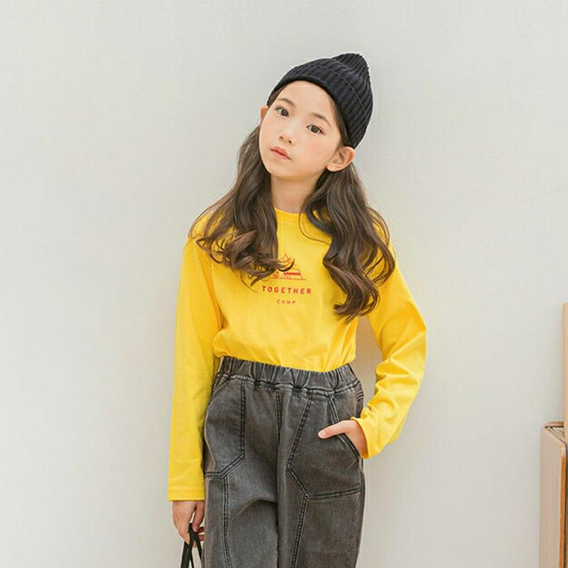 【新作10%OFF 】CAMPレタリングTシャツ・p006989 キッズ【3~8才】【tops】【トップス Tシャツ 長袖 ロン