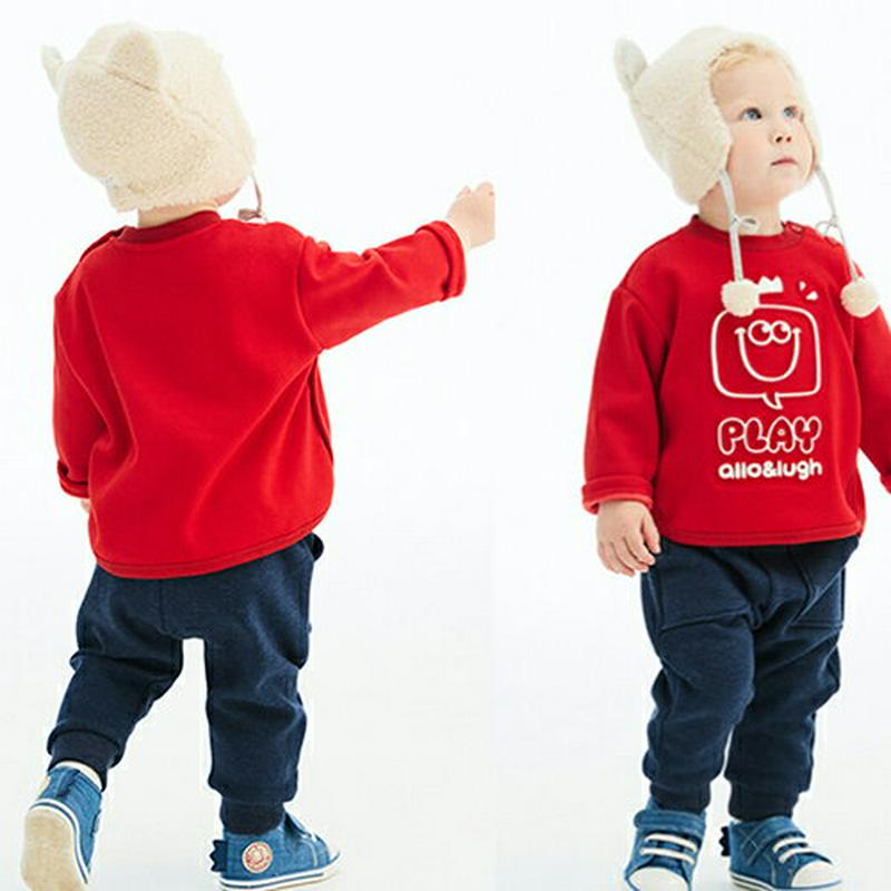 【キッズ30%OFF】裏起毛トップ&パンツSET・p007806 キッズ【3~8才】【set】【セット set トップス 裏起毛 長袖 カジュアル パンツ ズボン ラフ 女の子 男の子 冬 韓国 韓国子供服 子供 こども 子供服 こども服】【KIDS】