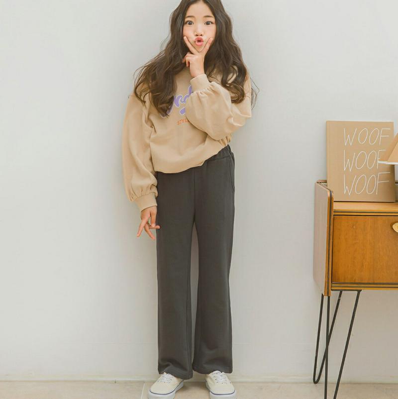 【新作10%OFF 】ロゴスウェット&ストレートパンツSET・p007005 キッズ【3~8才】【set】【トップス スウェット