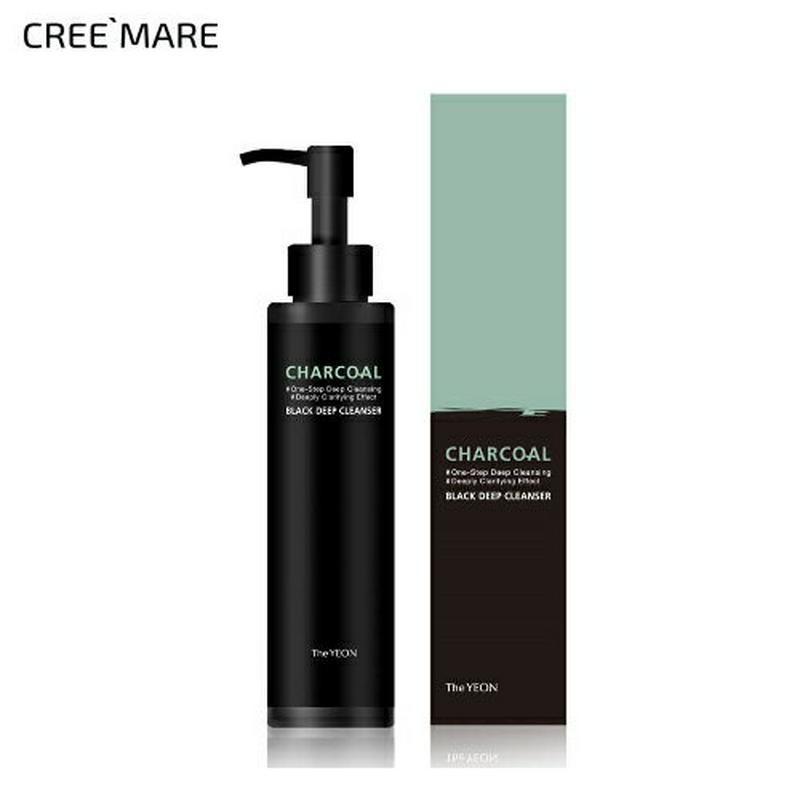 [ザ・ヨン] チャコールブラックディープクレンザー・48582 コスメ cosme 【SKINCARE】theYEON ザヨン クレンジング クレンザー 洗顔 炭 毛穴ケア オイル クレンジングオイル メイク落とし 化粧落とし 韓国 韓国コスメ ザ・ヨン