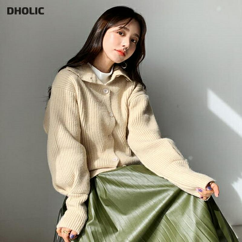 2WAYハイネックカーディガン・全3色・t64347 レディース【cd】【韓国 ファッション カーディガン カーデ ニットカーデ