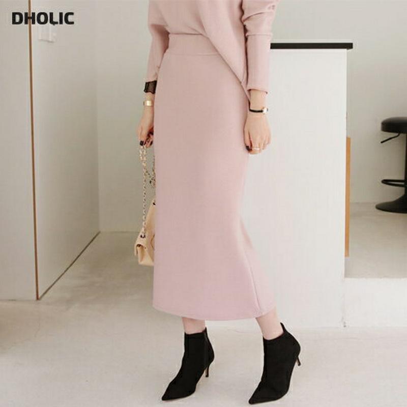 起毛ロングスカート・全4色・t64679 レディース【sk】【韓国 ファッション ボトムス スカート ロング丈 ロングスカート 