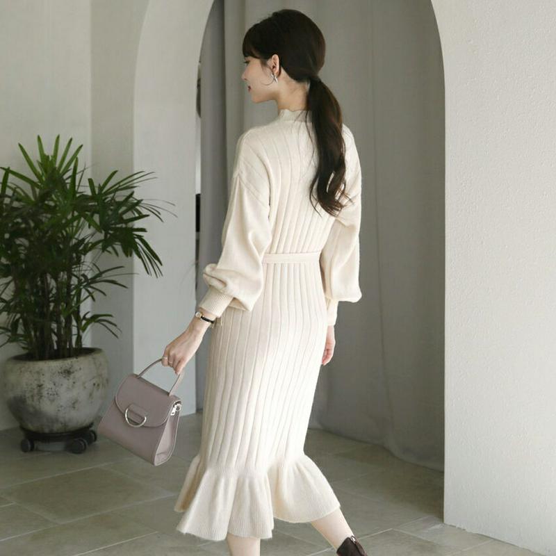 ストラップ付フレアヘムワンピース・全3色・b64675 レディース【ops】【韓国 ファッション ワンピース ロングワンピース 