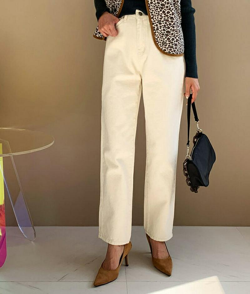 裏起毛スリムストレートパンツ・全3色・t60915 レディース【pt】【韓国 ファッション ボトムス ズボン パンツ ロングパン