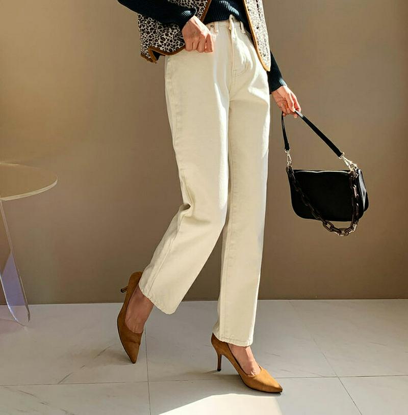 裏起毛スリムストレートパンツ・全3色・t60915 レディース【pt】【韓国 ファッション ボトムス ズボン パンツ ロングパン