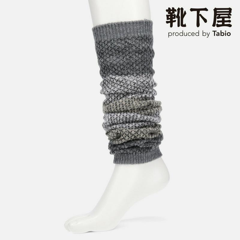 【全品送料無料★〜12/26 23:59迄】【あす楽】【Tabio】 切替柄レッグウォーマー / 靴下屋 靴下 タビオ くつ下 レディース 日本製 2012ka