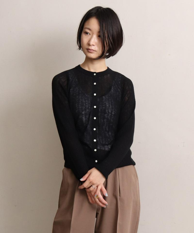 GRECO長袖クルーカーディガン（cardo fabrica）