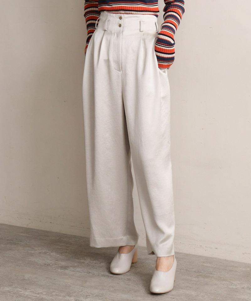 カリーヌサテンタックパンツ（cardo fabrica）