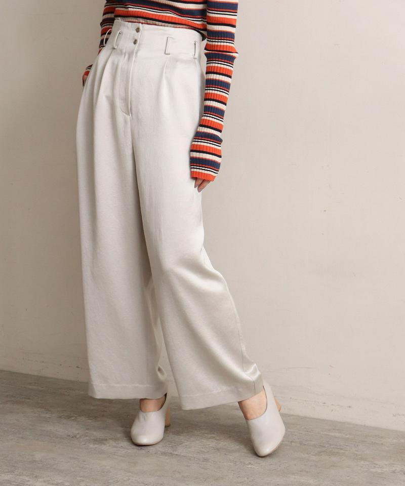 カリーヌサテンタックパンツ（cardo fabrica）