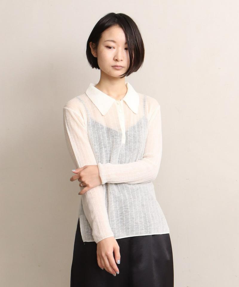 GRECO 長袖ニットポロ（cardo fabrica）