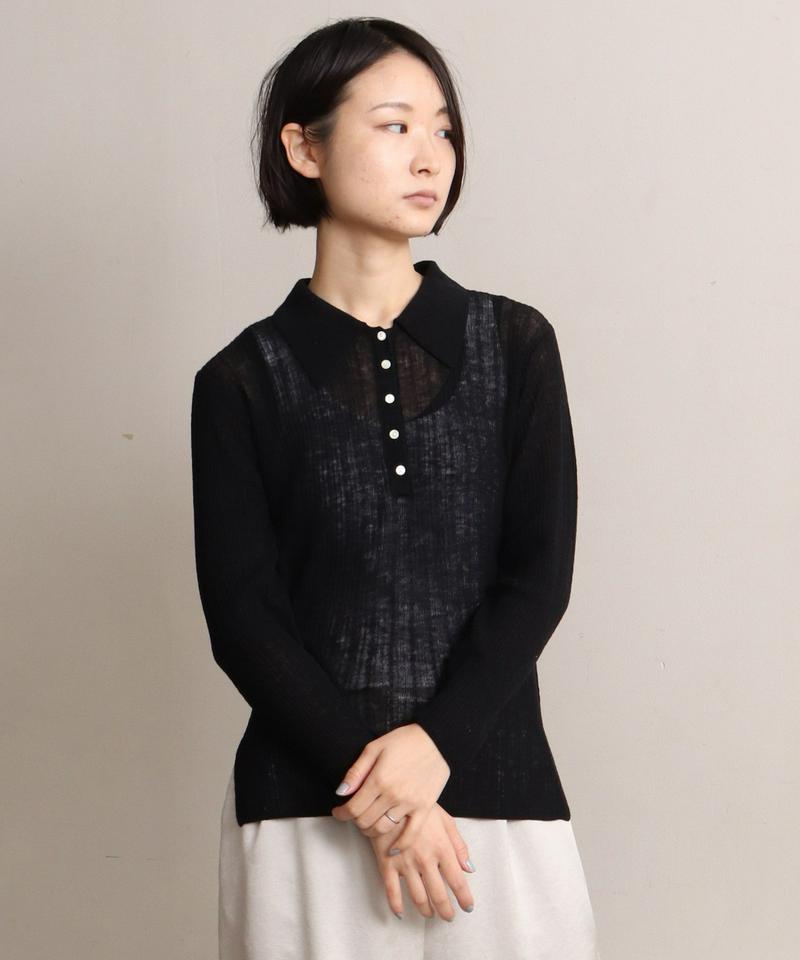 GRECO 長袖ニットポロ（cardo fabrica）