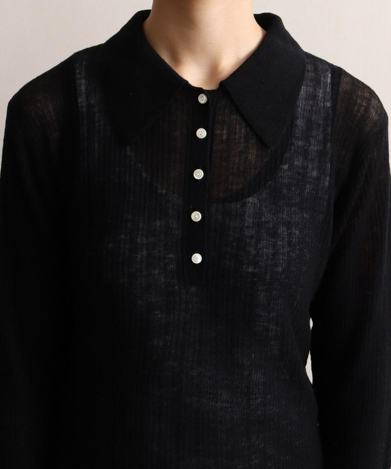 GRECO 長袖ニットポロ（cardo fabrica）