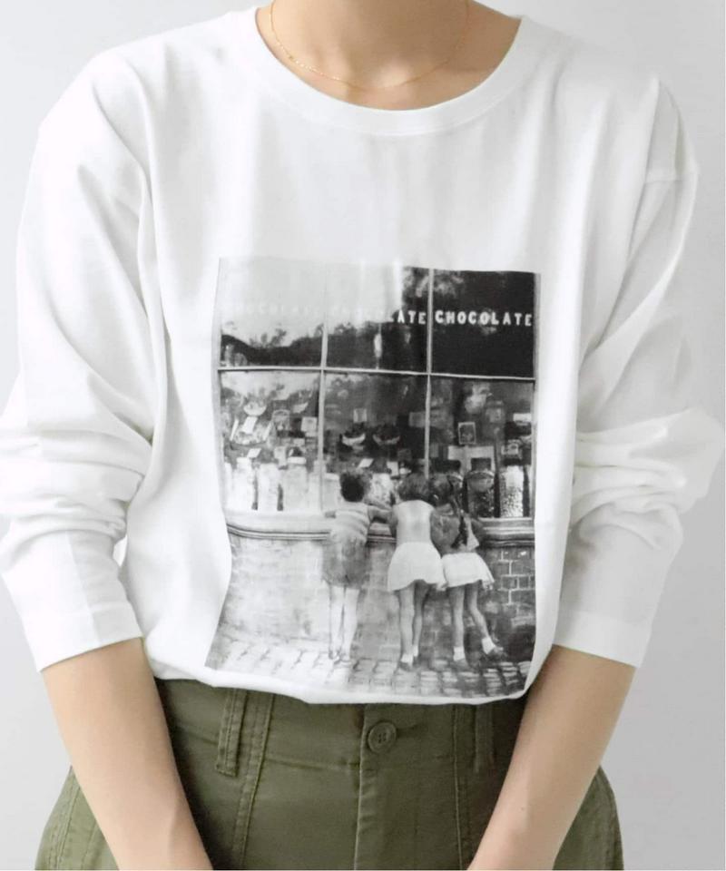 《追加》モノクロフォトプリントロングスリーブTEE◆（JOURNAL STANDARD relume）