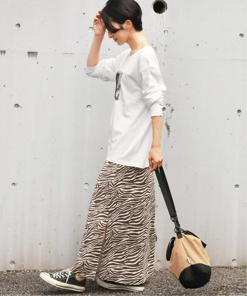 《追加》モノクロフォトプリントロングスリーブTEE◆（JOURNAL STANDARD relume）