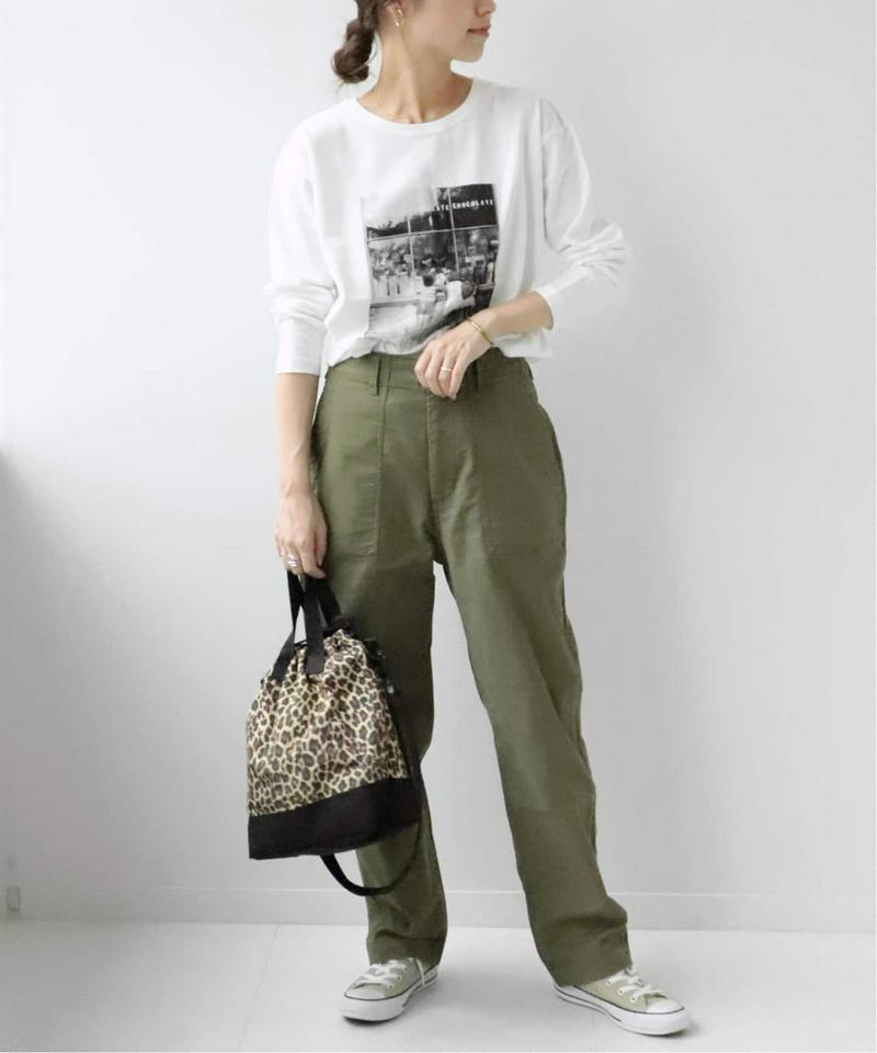 《追加》モノクロフォトプリントロングスリーブTEE◆（JOURNAL STANDARD relume）